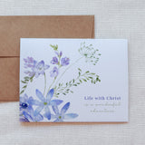 Catholic Birthday Card "Life with Christ"