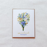 Floral Spiritual Bouquet Prayer Card