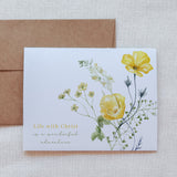 Catholic Birthday Card "Life with Christ"