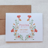 Catholic Birthday Card "Praying for You"