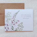 Catholic Birthday Card "Life with Christ"