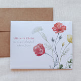 Catholic Birthday Card "Life with Christ"