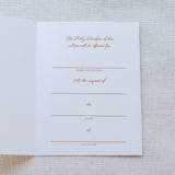 Fall Bouquet Mass Intention Card
