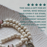 Our Lady of Guadalupe White and Bronze Rosary