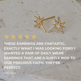 Bethlehem Star Earrings