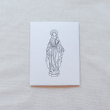 Blessed Mother Mary Card