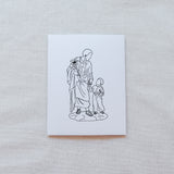 Jesus and Saint Joseph Card
