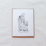Jesus and Saint Joseph Card