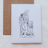 Jesus and Saint Joseph Card