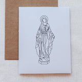 Blessed Mother Mary Card