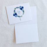 Mother's Day Card - Blue Floral Rosary