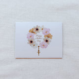 Mother's Day Card - Flower Wreath Rosary